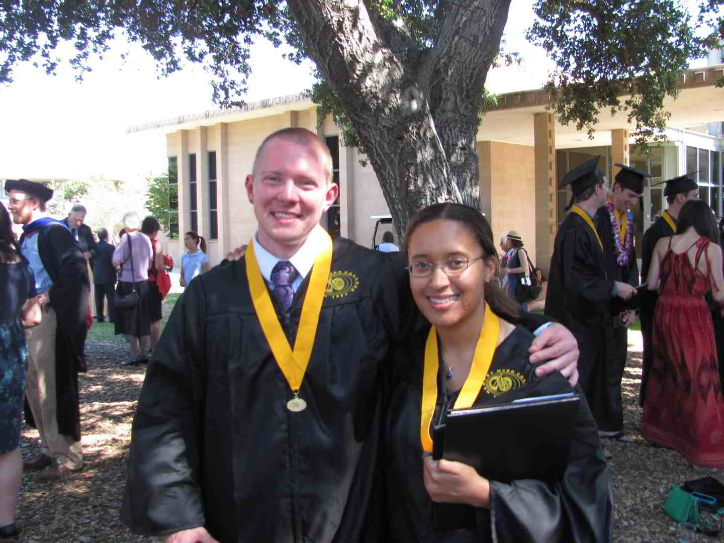 Chance and I at our graduation from Harvey Mudd College in May 2013.